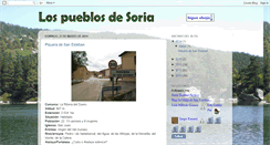 Desktop Screenshot of lospueblosdesoria.blogspot.com