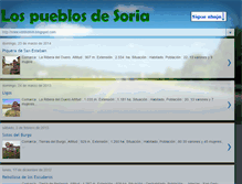 Tablet Screenshot of lospueblosdesoria.blogspot.com