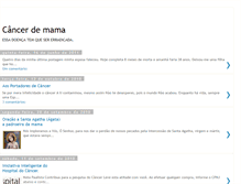 Tablet Screenshot of cancrodemama.blogspot.com
