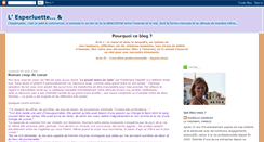 Desktop Screenshot of lesperluette.blogspot.com