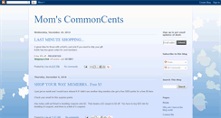 Desktop Screenshot of momscommoncents.blogspot.com