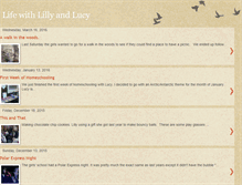 Tablet Screenshot of lifewithlillyandlucy.blogspot.com