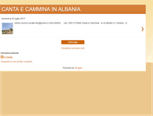 Tablet Screenshot of cantacammina.blogspot.com