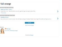 Tablet Screenshot of fullorange.blogspot.com