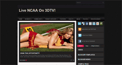Desktop Screenshot of live-ncaa-3dtv.blogspot.com
