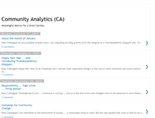 Tablet Screenshot of communityanalyticsca.blogspot.com