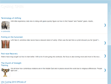 Tablet Screenshot of cyclingskills.blogspot.com