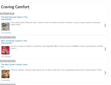 Tablet Screenshot of cravingcomfort.blogspot.com