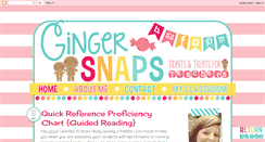 Desktop Screenshot of gingersnapstreatsforteachers.blogspot.com