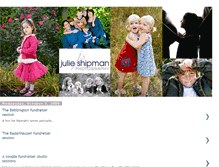 Tablet Screenshot of julieshipmanphotography.blogspot.com