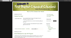 Desktop Screenshot of fbcclevelandtx.blogspot.com