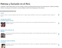 Tablet Screenshot of pobreza-exclusion-peru.blogspot.com