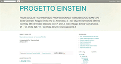 Desktop Screenshot of progettoeinstein.blogspot.com