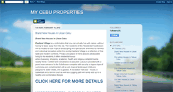 Desktop Screenshot of cebuland2010.blogspot.com