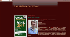 Desktop Screenshot of franzosische-weine.blogspot.com