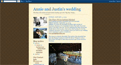 Desktop Screenshot of annieandjustinwedding.blogspot.com