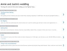 Tablet Screenshot of annieandjustinwedding.blogspot.com