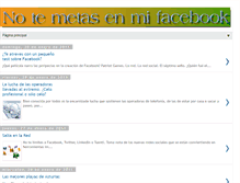 Tablet Screenshot of notemetasenmifacebook.blogspot.com