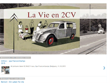 Tablet Screenshot of la-vie-en-2cv.blogspot.com