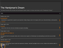 Tablet Screenshot of handymansdream.blogspot.com