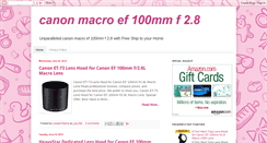 Desktop Screenshot of macroef100mm-f2-8.blogspot.com