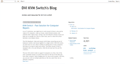 Desktop Screenshot of kvmswitchdvi.blogspot.com
