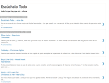 Tablet Screenshot of escuchalotodo.blogspot.com