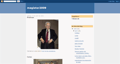 Desktop Screenshot of magister2009.blogspot.com