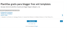 Tablet Screenshot of freebloggerxml.blogspot.com