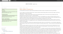 Desktop Screenshot of beyond2611.blogspot.com
