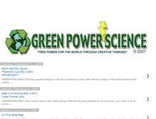 Tablet Screenshot of greenpowerscience.blogspot.com