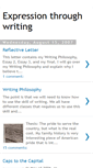 Mobile Screenshot of expressionthroughwriting.blogspot.com