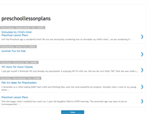 Tablet Screenshot of preschool---lesson---plans.blogspot.com