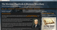 Desktop Screenshot of mormonchapbook.blogspot.com