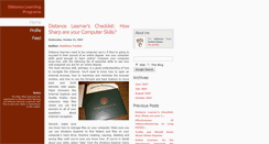Desktop Screenshot of distancelearningguides.blogspot.com
