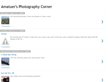 Tablet Screenshot of amatuersphotographycorner.blogspot.com