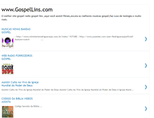 Tablet Screenshot of gospellins.blogspot.com