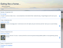 Tablet Screenshot of eatinglikeahorse.blogspot.com