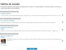 Tablet Screenshot of habitosyestudio.blogspot.com