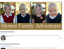 Tablet Screenshot of mowerfamilyadventures.blogspot.com