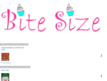 Tablet Screenshot of bitesizecakes.blogspot.com