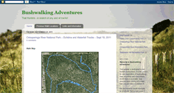 Desktop Screenshot of bushwalkingadventures.blogspot.com