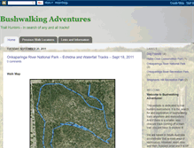 Tablet Screenshot of bushwalkingadventures.blogspot.com
