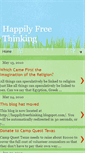 Mobile Screenshot of happilyfreethinking.blogspot.com