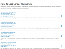 Tablet Screenshot of how-to-last-longer-having-sex.blogspot.com
