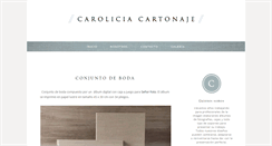 Desktop Screenshot of caroliciacartonaje.blogspot.com