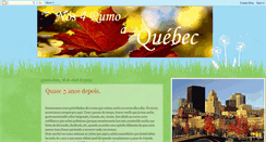 Desktop Screenshot of nos4rumoaquebec.blogspot.com
