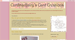 Desktop Screenshot of cardmadfairys-creations.blogspot.com