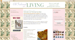 Desktop Screenshot of oldfashionedlivingcom.blogspot.com