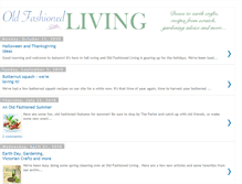 Tablet Screenshot of oldfashionedlivingcom.blogspot.com